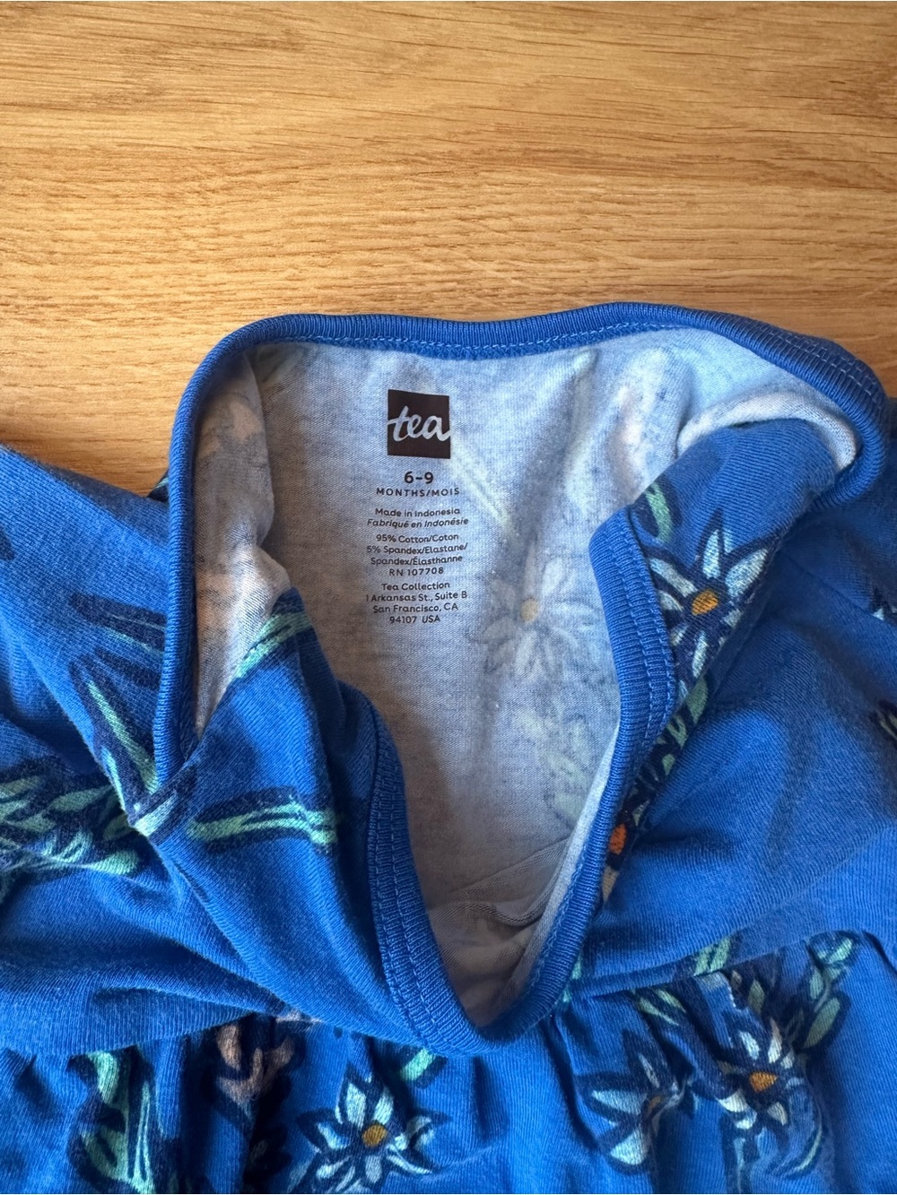 Tea Collection Baby Rompers (6-9 mos) - Picture 7 of 7